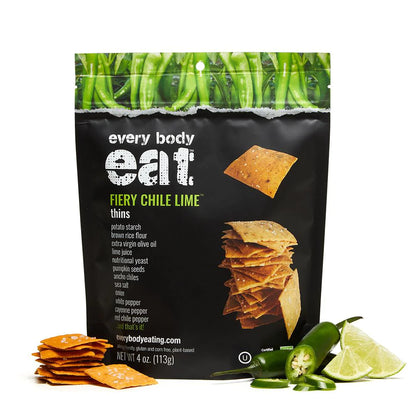 Every Body Eat Fiery Chile Lime Thins