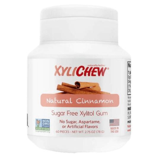 XyliChew Cinnamon Gum Jar 60 Piece