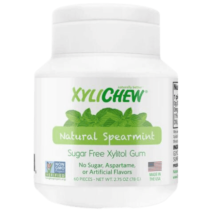 XyliChew Spearmint Chewing Gum Jar 60 Piece